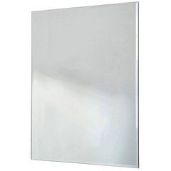 16″ x 20″ Decorative Frameless Beveled Edge Wall Hanging Mirror, Rectangular