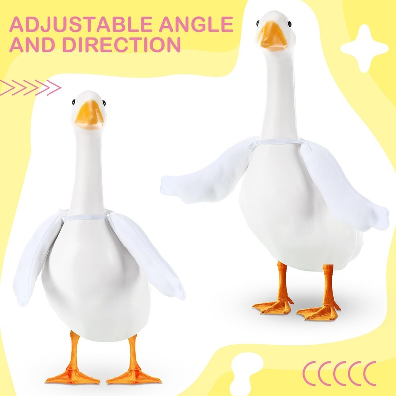 Abbylike Poseable Goose Wings for 23”- 28" Porch Lawn Outfit White gallery