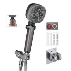 Handheld Shower Head High Pressure 79in Hose 4 Spray Modes – Water Saving