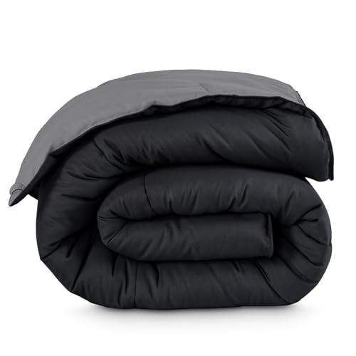 Twin/Twin Extra Long Comforter - Reversible Twin/Twin XL 07 - Black/Grey gallery