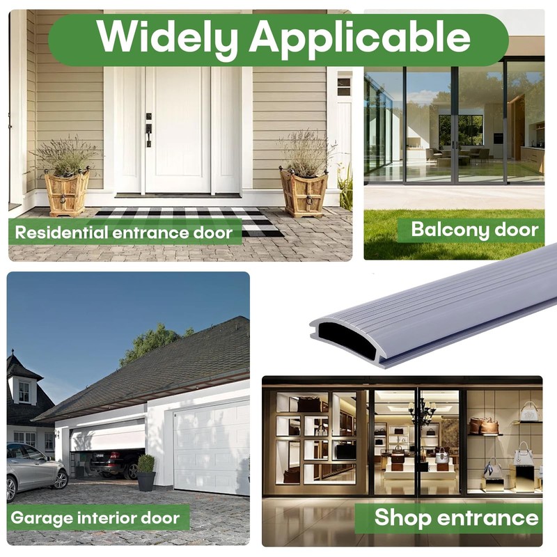 2-Pack 39 Inch Door Threshold Insert for Adjustable Aluminum Door Seals, 1-5/... gallery