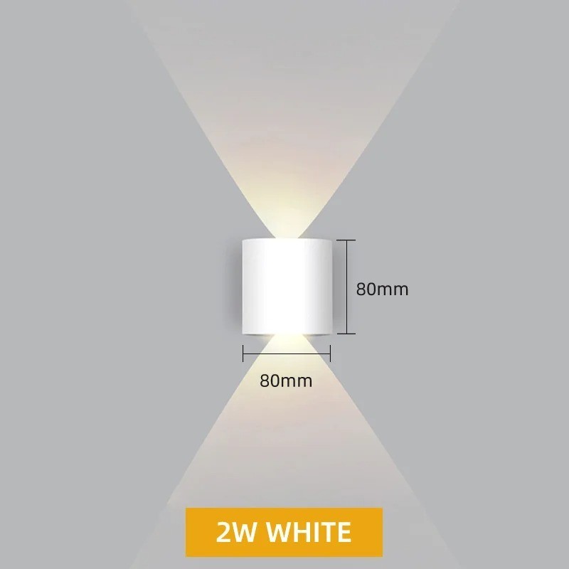 Aluminum LED Wall Lamp Waterproof IP65 interior wall light Up and Down Outdoor G gallery