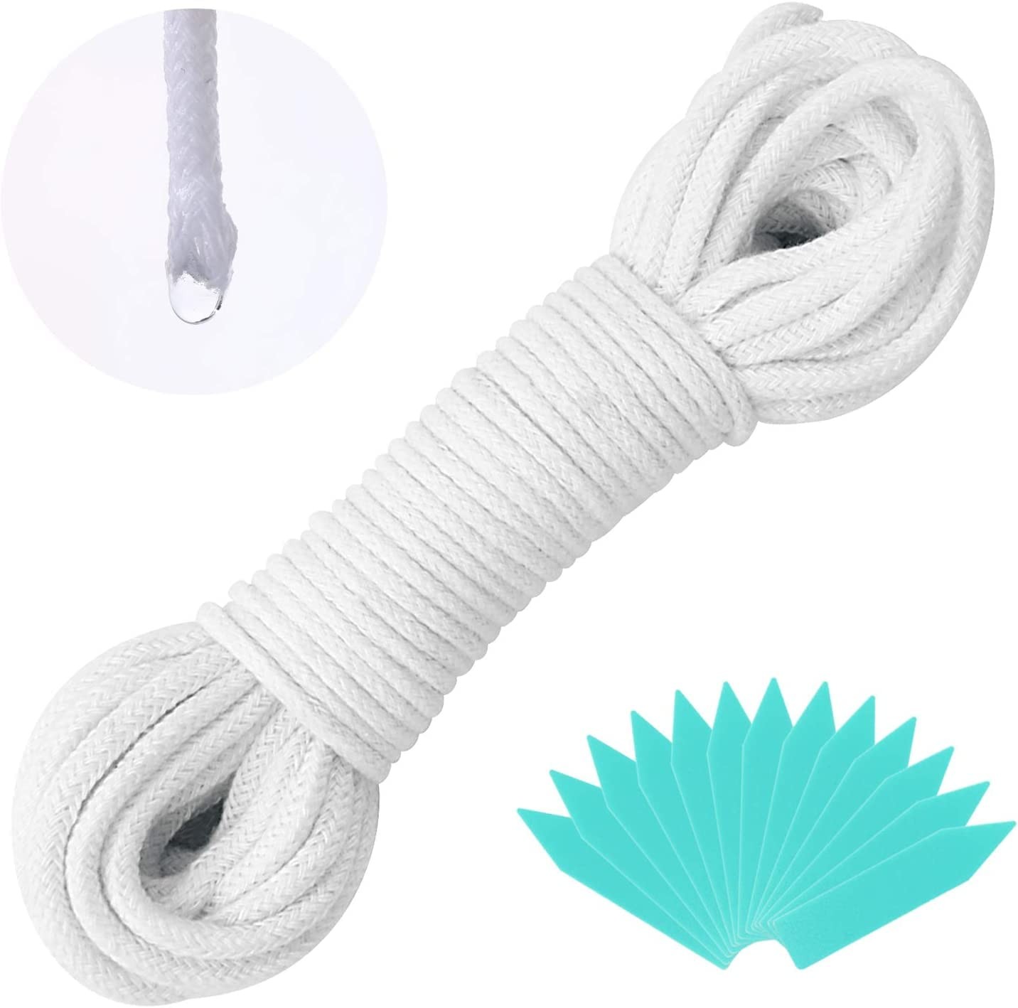 70Ft 1/4 Inch Self Watering Rope Wicking Cord for Garden Orchid Tomato Plants gallery