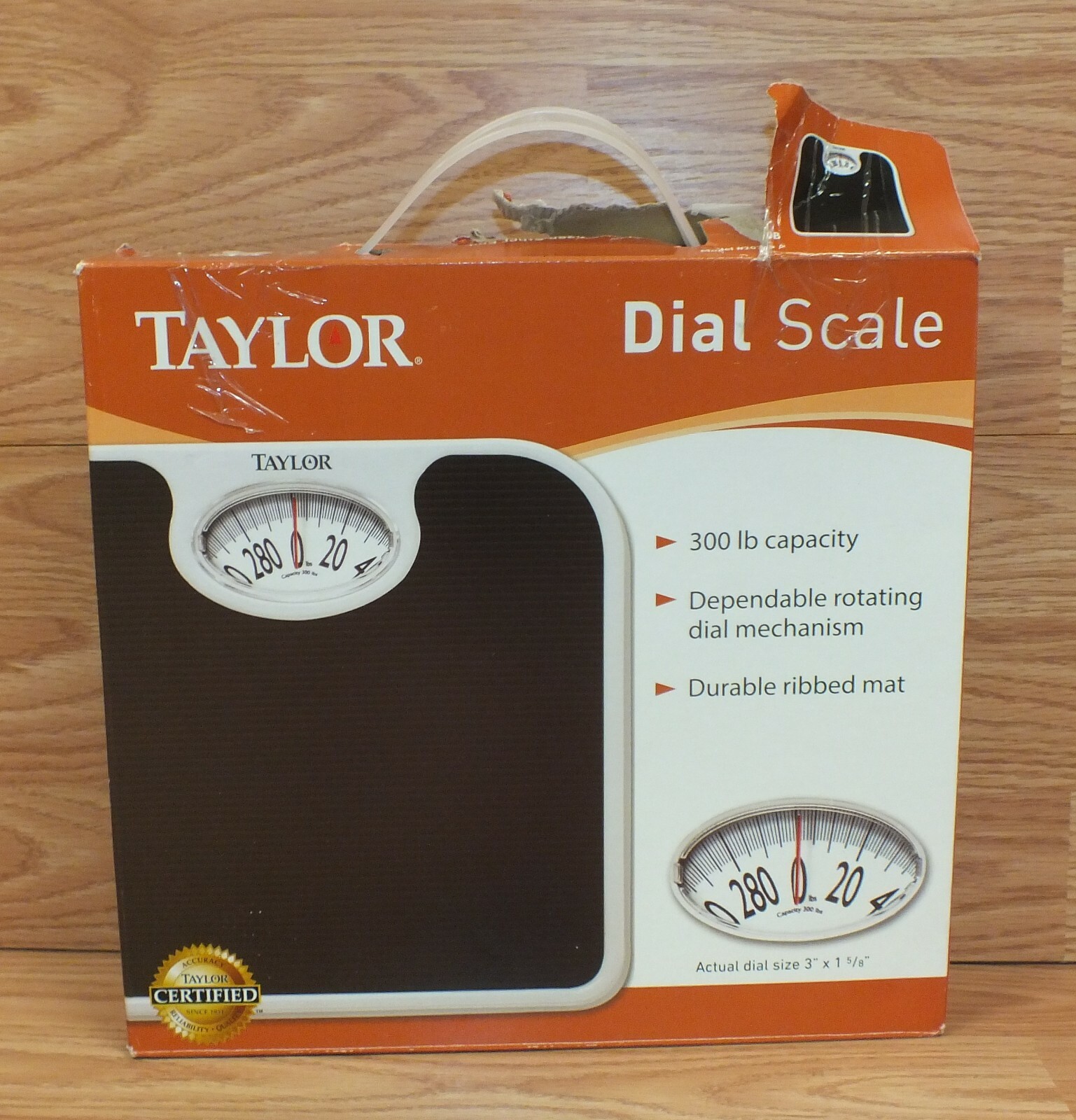 Taylor (2020B) 300 Ib Capacity Bathroom Dial Scale With Durable Ribbed Mat gallery