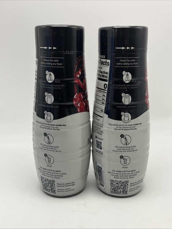 SodaStream Mtn Dew Code Red Zero Sugar Drink Mix 14.9 Fl Oz 440mL Lot of 2 gallery