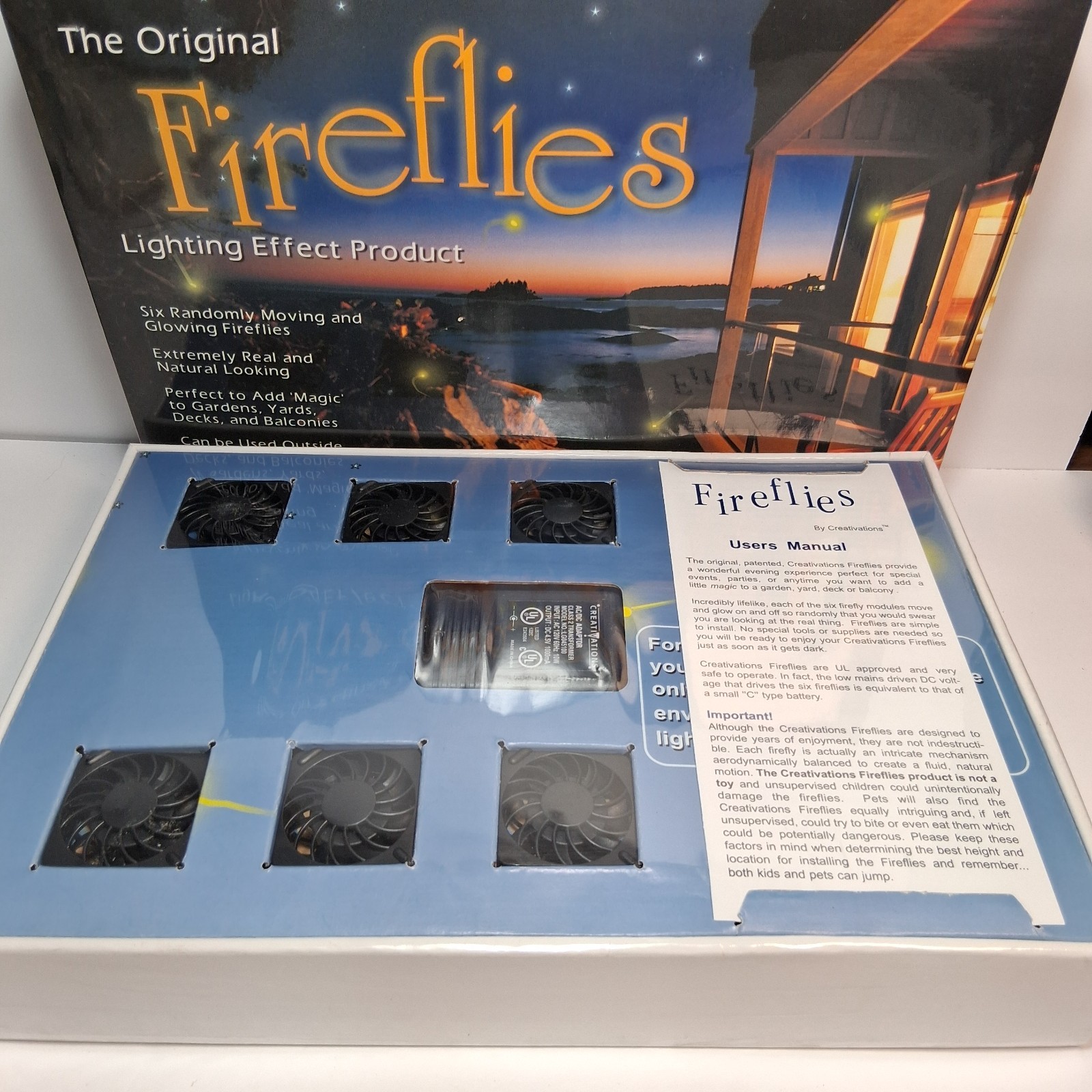 Creativations The Original Fireflies Realistic Lighting Effect Set New Open Box gallery