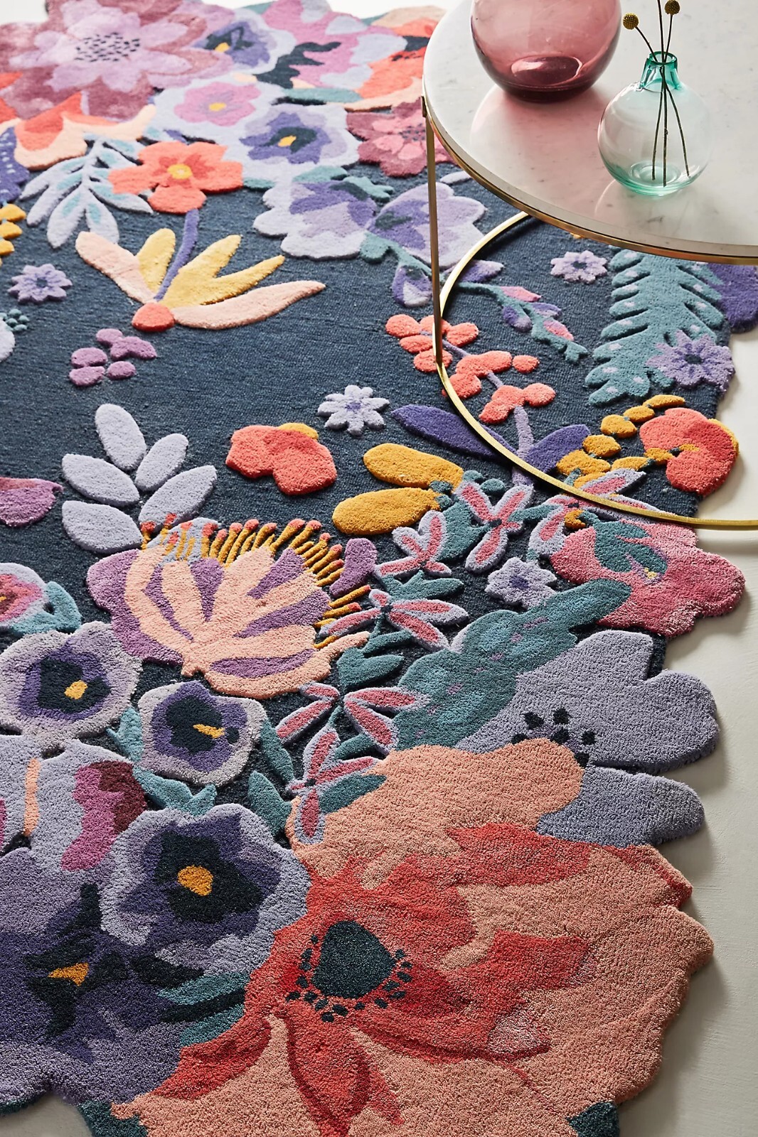 Jardin - Blue, Hand-Tufted 100% Wool Soft Area Rug Carpet gallery