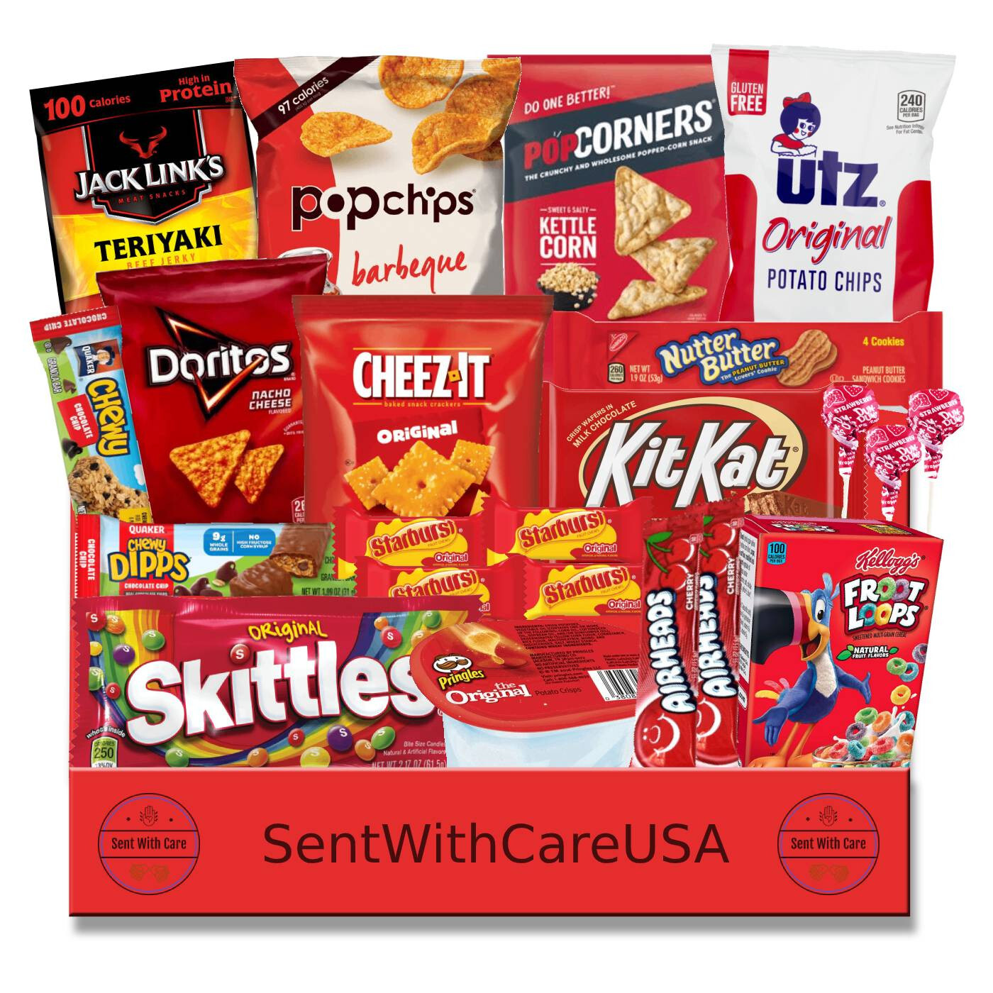 Red Snack Box - Red Snacks Red Party Candy Cookies Red Gift gallery