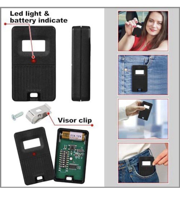 DTC 4-Pack Linear Delta 3 Gate Garage Door Remote 8 DIP Switch 310MHz gallery