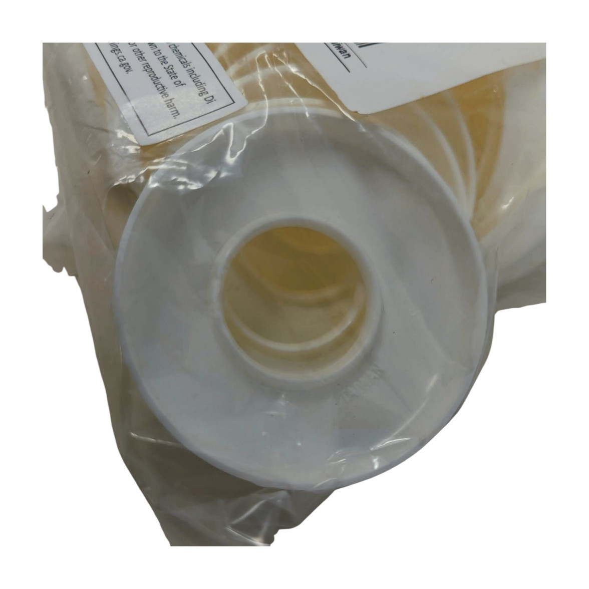 3/4 in. Plastic Shallow Box Escutcheon White pipe or tube Lot of 25 gallery