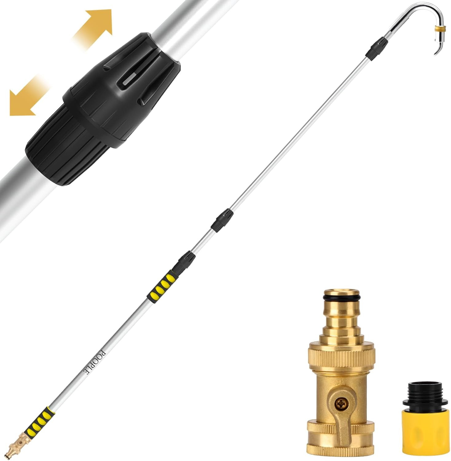 20FT Reach Gutter Cleaning Tools from the Ground, Telescopic Gutter Cleaner Tool gallery