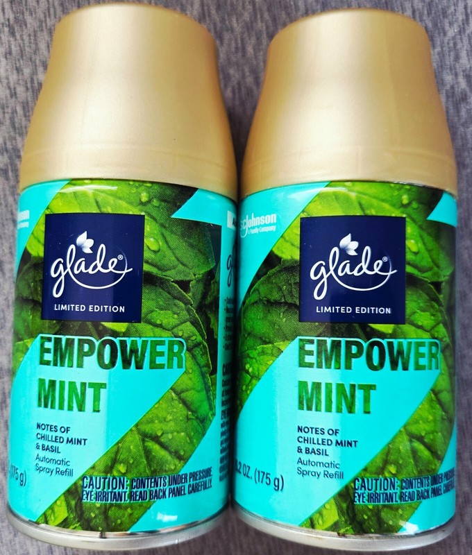 6 Glade Automatic Spray RefillS, Air Freshener, Empower Mint 6.2 Oz Limited gallery