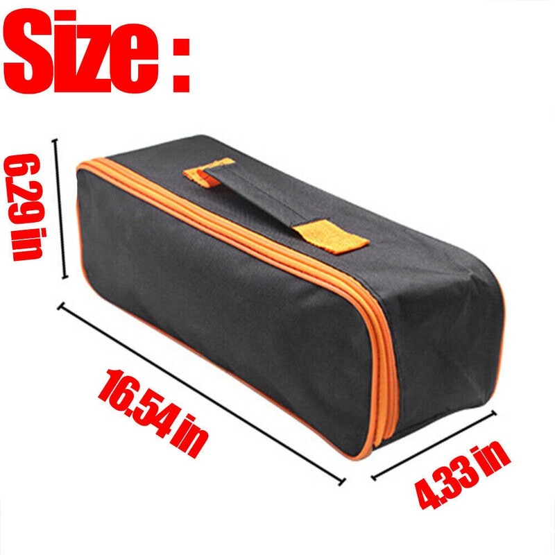 Portable Tool Wrench Roll Spanner Case Oxford Cloth Storage Bag Zip Up Pouch gallery