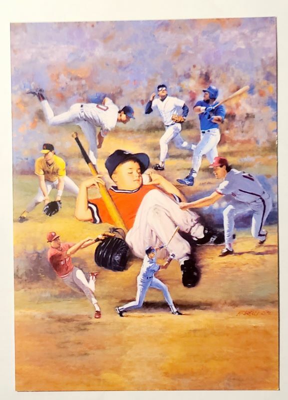 1 Birthday Greeting Card/Envelope Baseball Dreamer Child Little League MLB Magic gallery