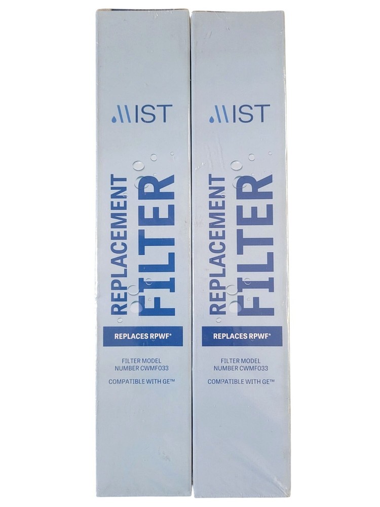 *NEW* 2-Pack Mist RPWF Water Filter Replacement for GE RPWF (Not RPWFE)