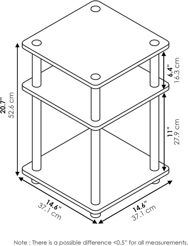 Easy Assembly Multipurpose End Table / Side Table / Sofa Table / Nightstand gallery