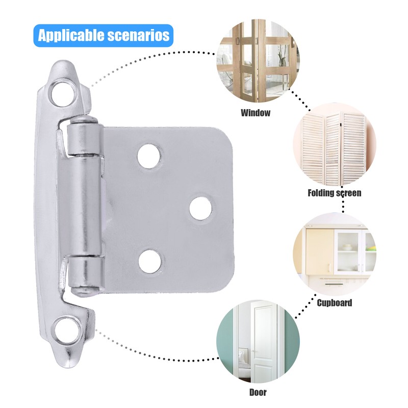 Kitchen Cabinet Hinges Overlay Self Closing Face Mount Cupboard Door Hinge Lot gallery