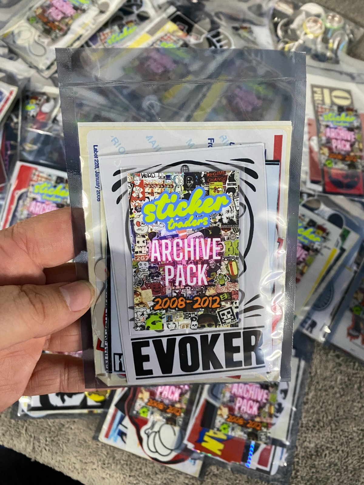 VTG Graffiti Street Art Sticker Traders Archive Pack LTD 2008-2012 x15 Stickers gallery