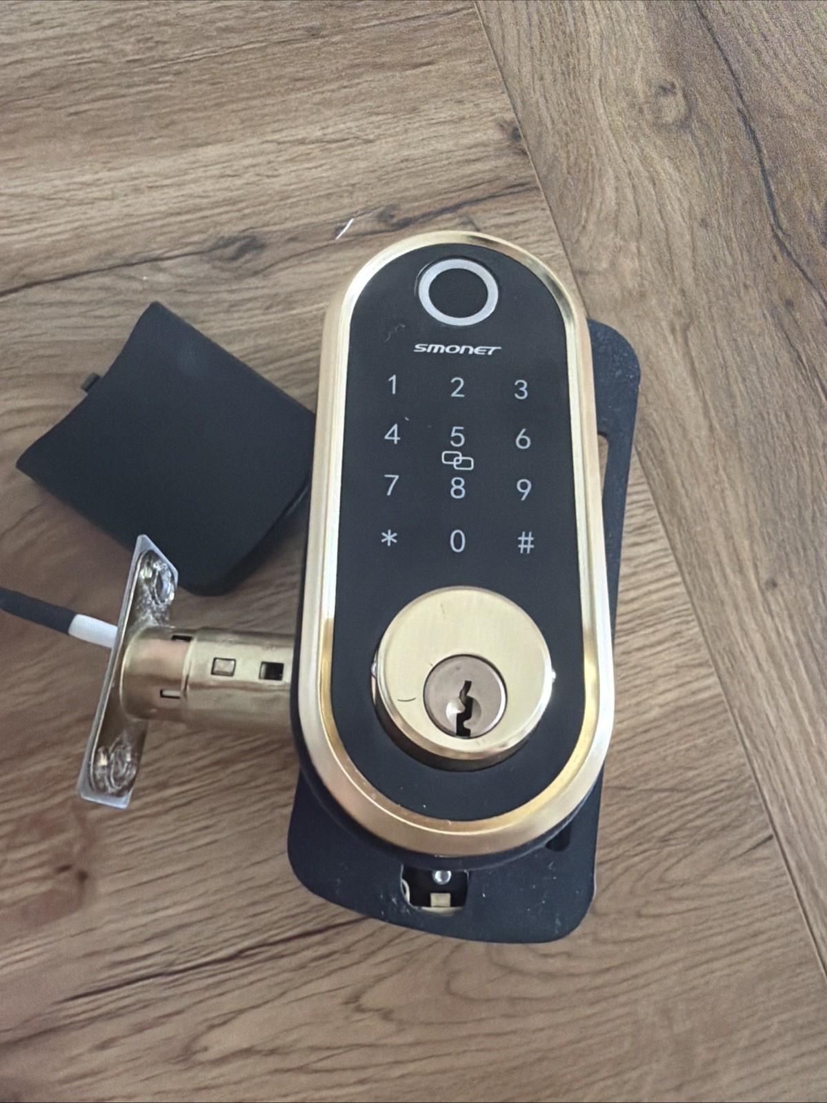 SMONET Bluetooth Fingerprint Keypad Smart Door Lock with Remote Ekeys & Alexa gallery