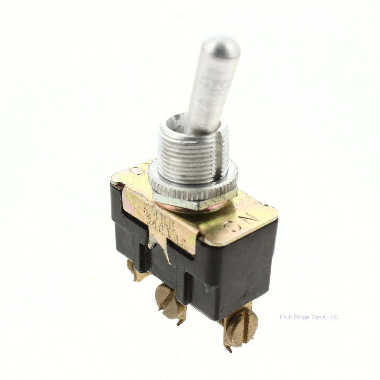 Leviton 5733 SPDT 11/16" Bat Toggle AC Switch ON-ON 3/4HP 15A-125V 10A-250V Bulk gallery