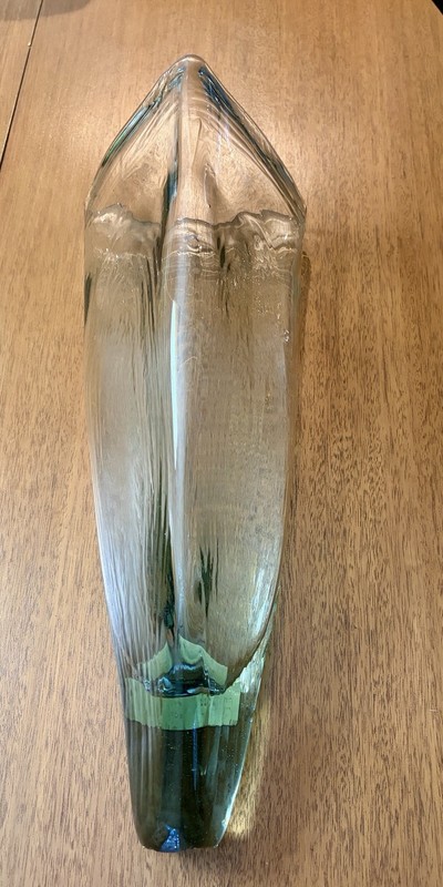 ARHAUS Clear Glass Triangular Hanging Wall Vase gallery