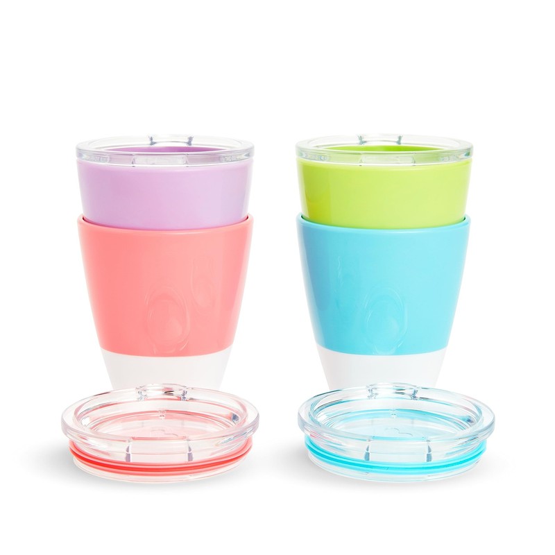 Munchkin® Splash™ Open Toddler Cups with 7 Ounces, Blue/Green/Pink/Purple gallery