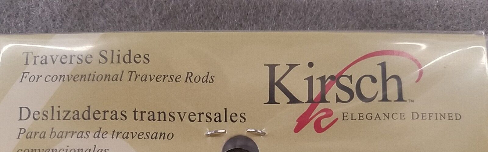 20 Pack Kirsch Traverse Slides for Conventional Traverse Rods Curtain gallery