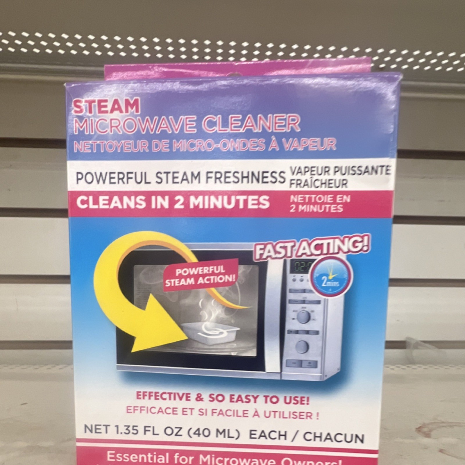 Steam Microwave Cleaner Powerful Freshness Cleans in 2 Minutes 1.35 FL OZ 40 ML gallery