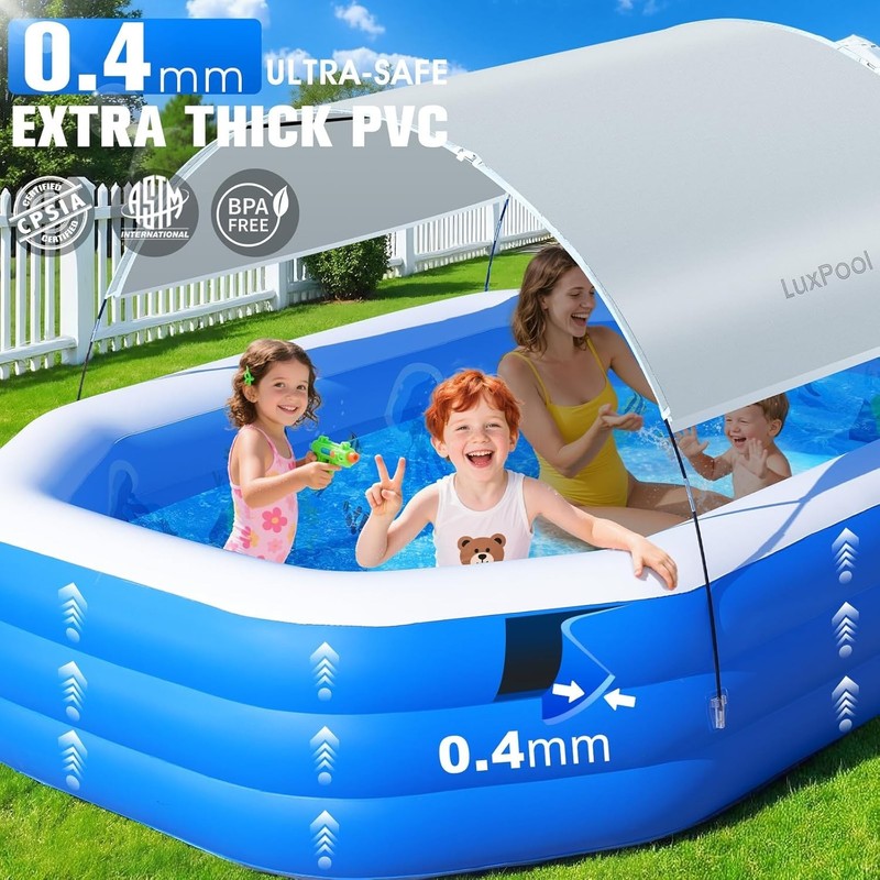 Inflatable Pools with Sprinkler,Upgraded Elephant Inflatable Swimming Pool,Kids gallery