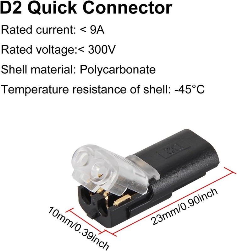 Reusable 2 Pin Low Voltage Wire Connectors - Fast and Safe Wiring Solution gallery