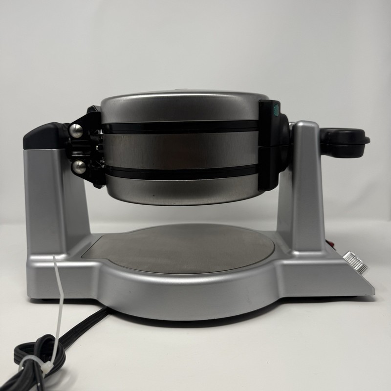 Waring Pro Double Waffle Maker Rotating Belgian WMK600 Stainless 1400W Tested gallery