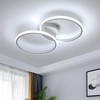 Modern LED Ceiling Light Fixture, 32W 6500K Cold White Flush Mount Ceiling Li... gallery