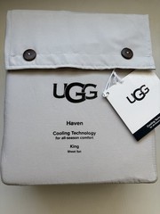 UGG 4PC KING Sheet Set “HAVEN” (STONE GRAY) COOLING TECHNOLOGY ALL-SEASON