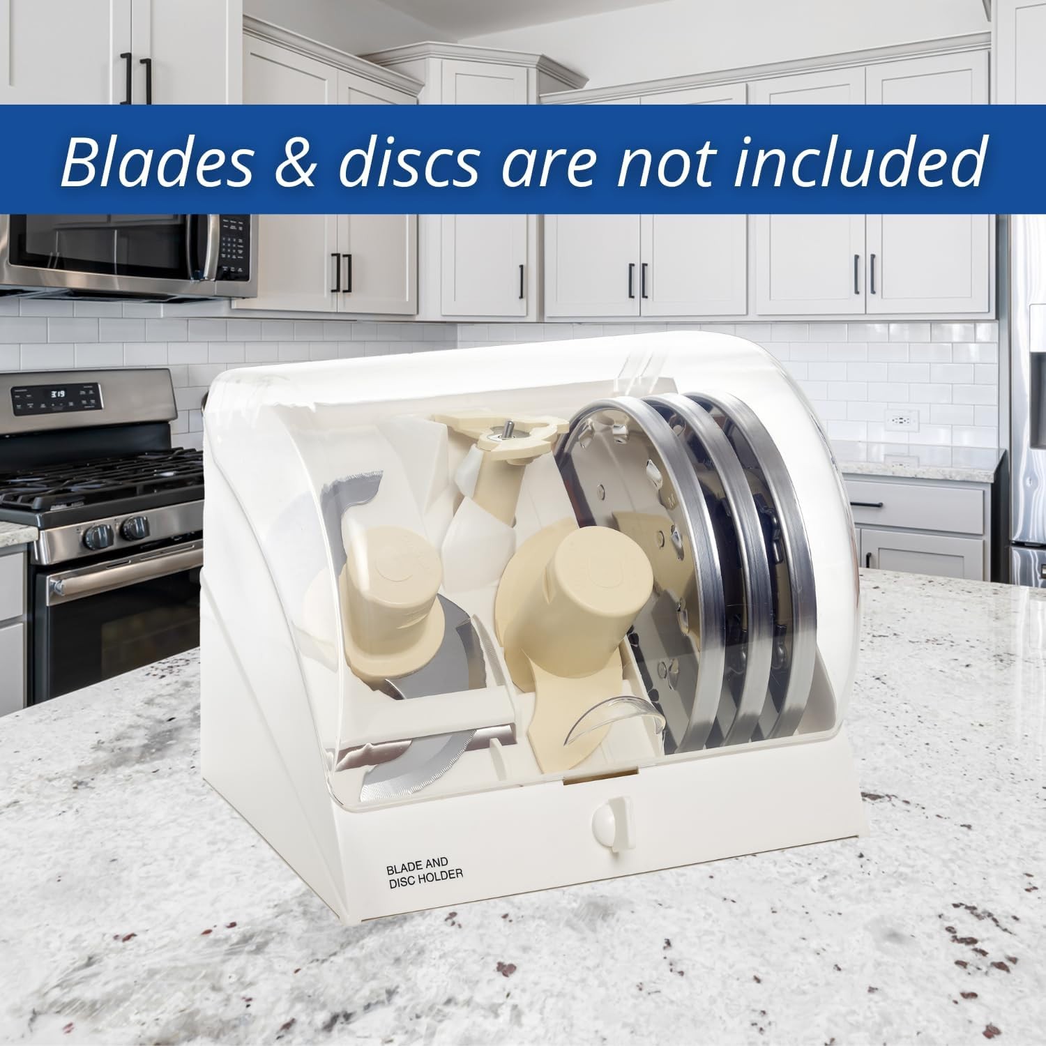 Cutting Blade and Disc Holder Storage for Cuisinart Food Processor Blades BDH-2 gallery