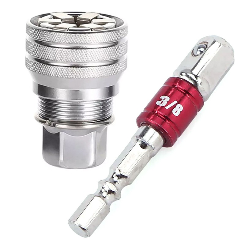 Wrench Torque Ratchet Adapter Universal Sleeve Adjustable Head Spanner Socket gallery