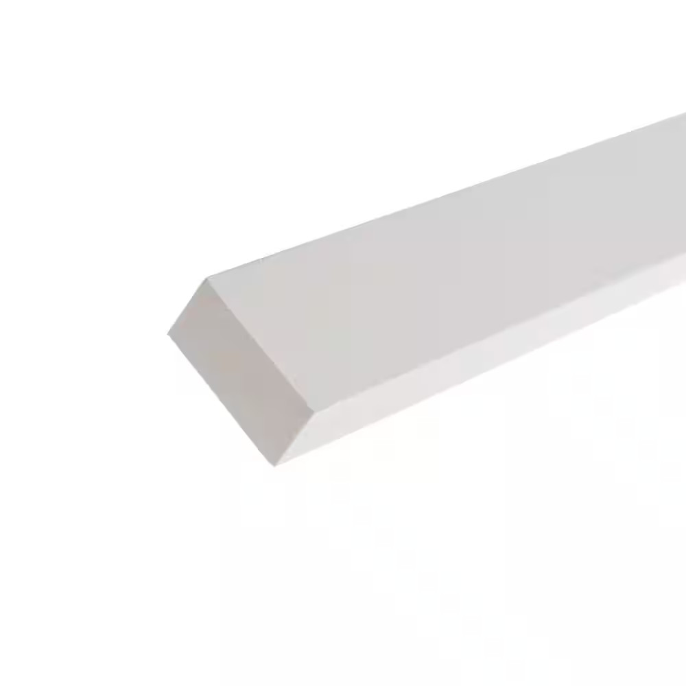 0.75 In. X 1.5 In. X 8 Ft. White PVC Composite Traditional Trim gallery