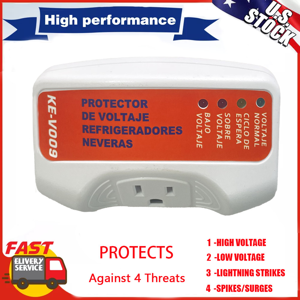 US Voltage Power Surge Protector 120V Refrigerator Brownout Appliance gallery