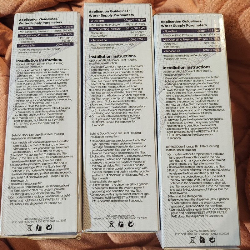 PUREPLUS Alkaline Water Filter Replacement for LG LT1000P Kenmore 9980 3-Pack gallery