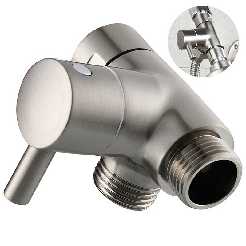 Handheld Shower Head Diverter Valve Brushed Nickel Chrome oil Rubbed Bronze Blac gallery