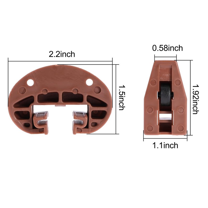 10PCS Drawer Slide Track Guide Glide for kenlin for Rite Trak 2 for Center Mount gallery