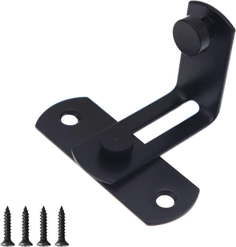 Multi-Purpose 90 Degree Angle Latch for Barns, Windows, and Double Doors gallery