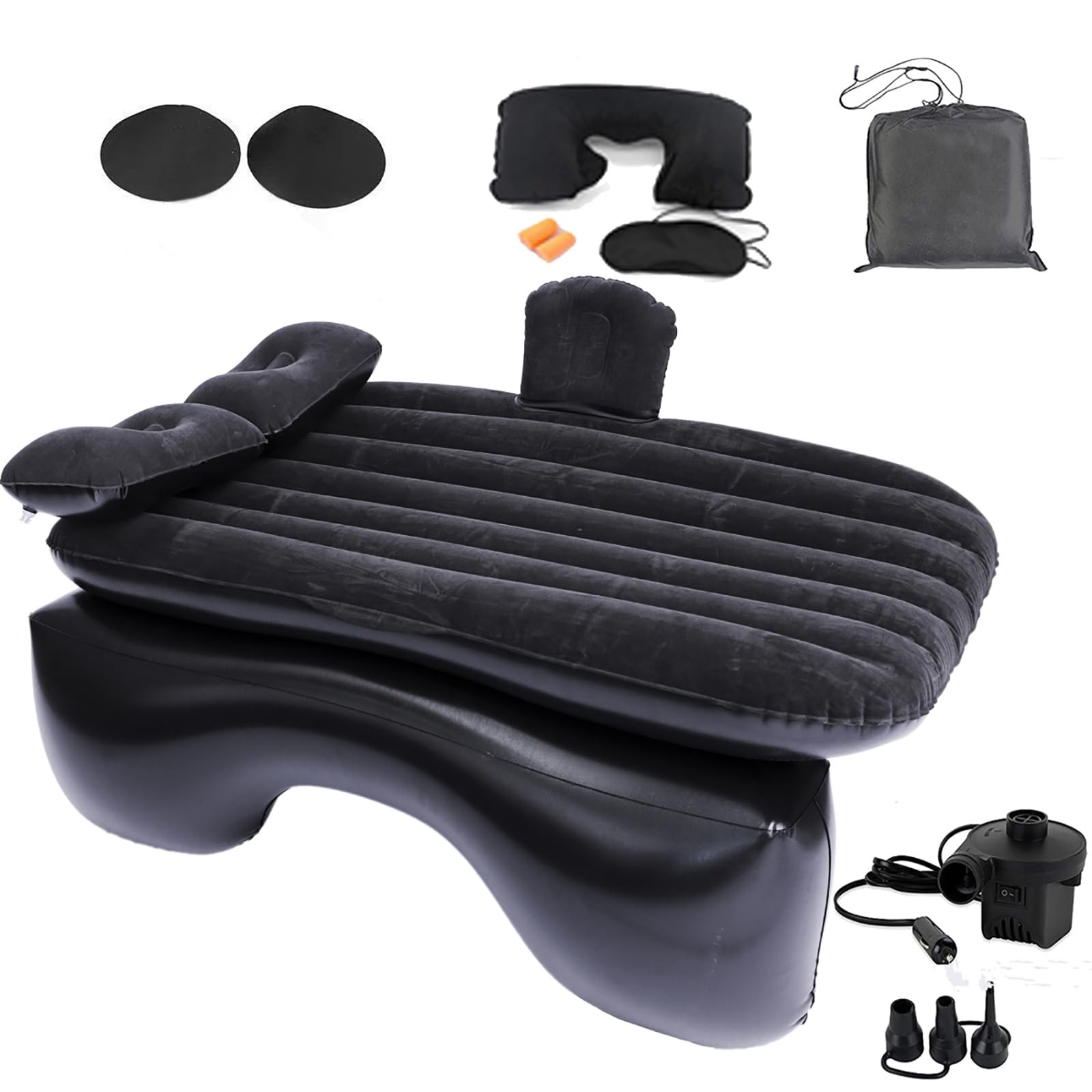 Inflatable Car Air Mattress Back Seat Bed with Air Pump,55 "x 35" Portable Th... gallery