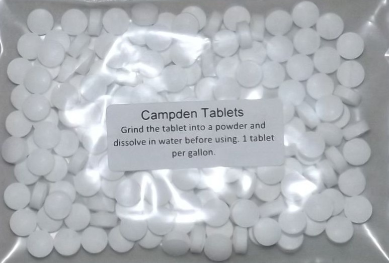 WM 20 CAMPDEN SMS 56.7g Active Soduim METABISULPHITE BEER WINE MAKING TABS gallery