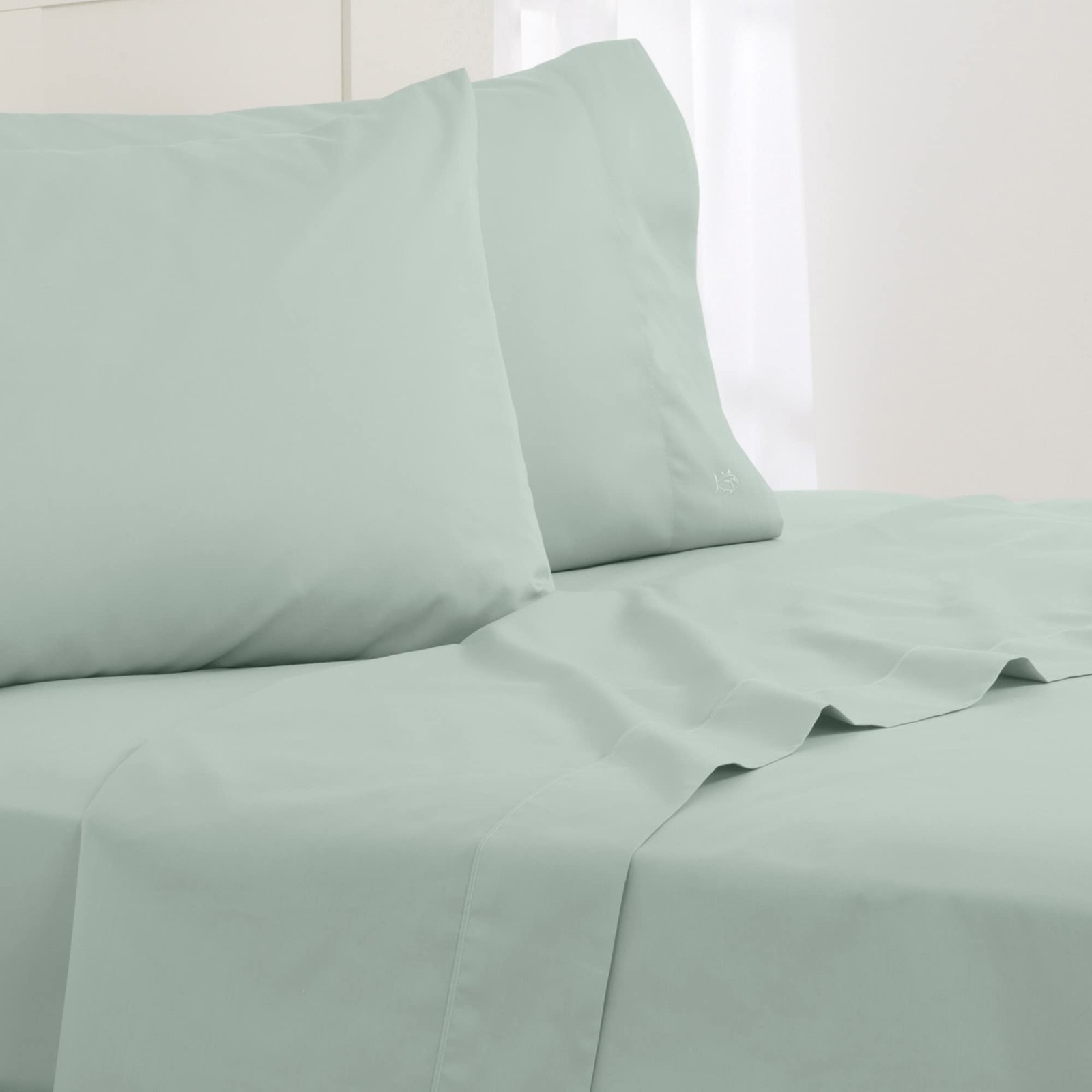 Cotton Twill 200 Thread Count Standard Pillowcase Pair- 100% Cotton - Soft & ... gallery