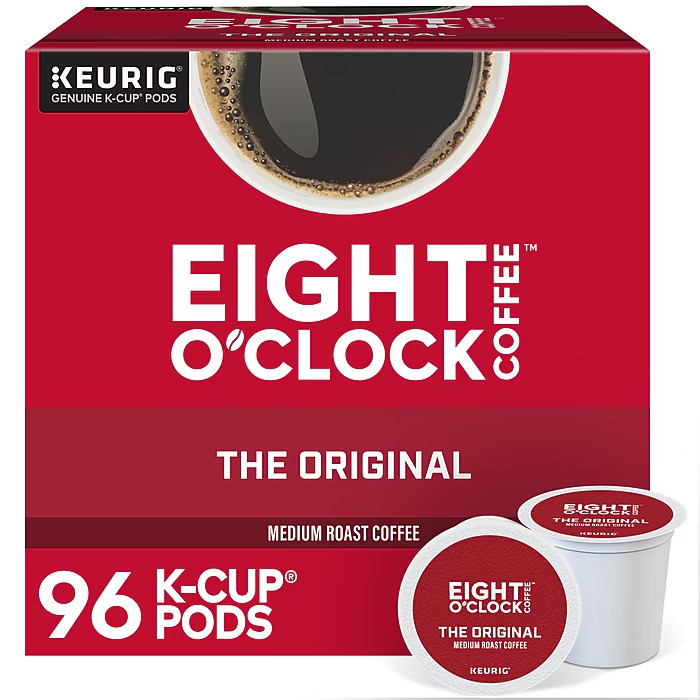 Eight O'Clock Coffee The Original Medium Roast Coffee K-Cup Pods, 96 Count gallery