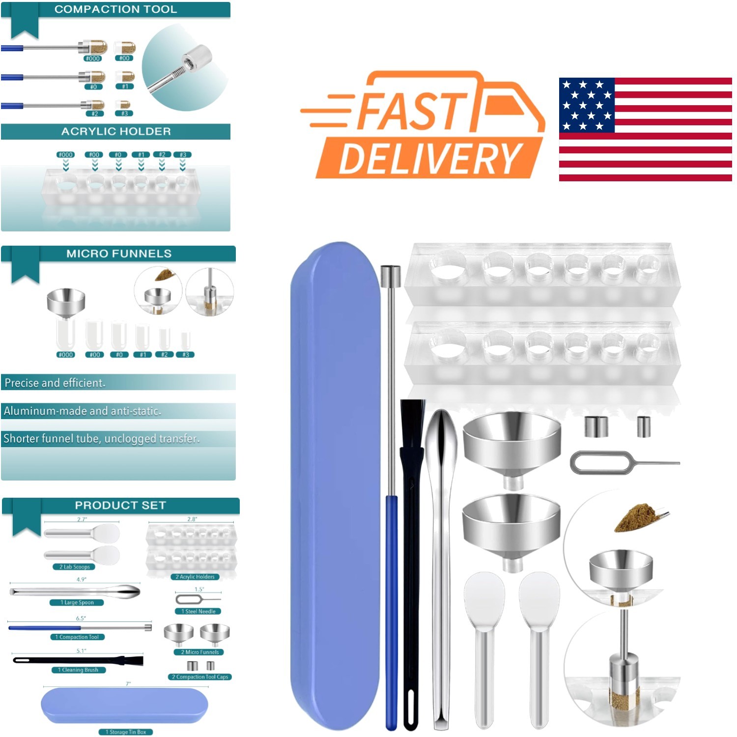 Filling Tool Kit for Crafts and Labs with Easy to Follow Instructions Included gallery