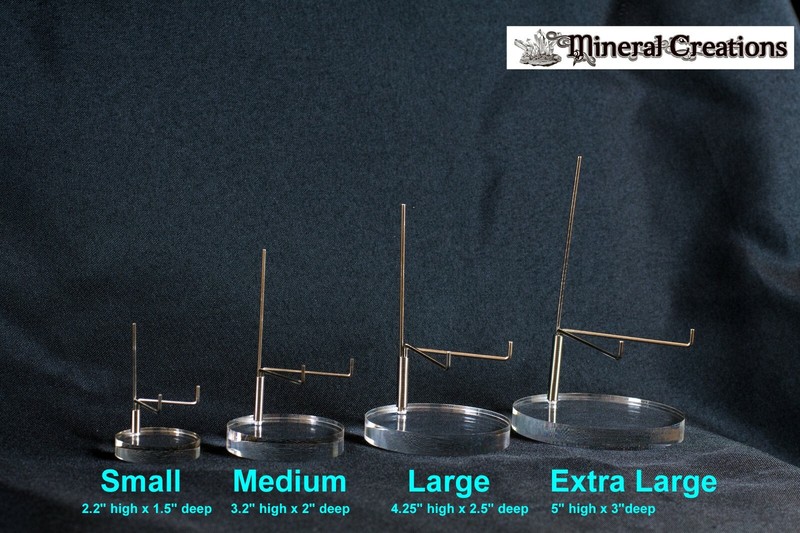 Adjustable Display Stand (XLarge) for Minerals, Geodes, Slabs, and Collectibles gallery