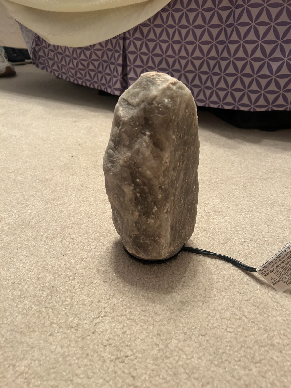 Unbranded Himalayan Salt Lamp Gray & Black gallery