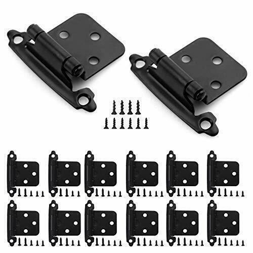 Overlay Kitchen Cabinet Hinges Self Closing Face Mount Cupboard Door Hinge Lot gallery