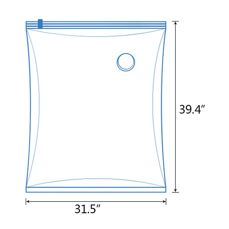 Durable 32x40" Extra Large Vacuum Storage Bags Travel Seal Organizer Space Saver gallery